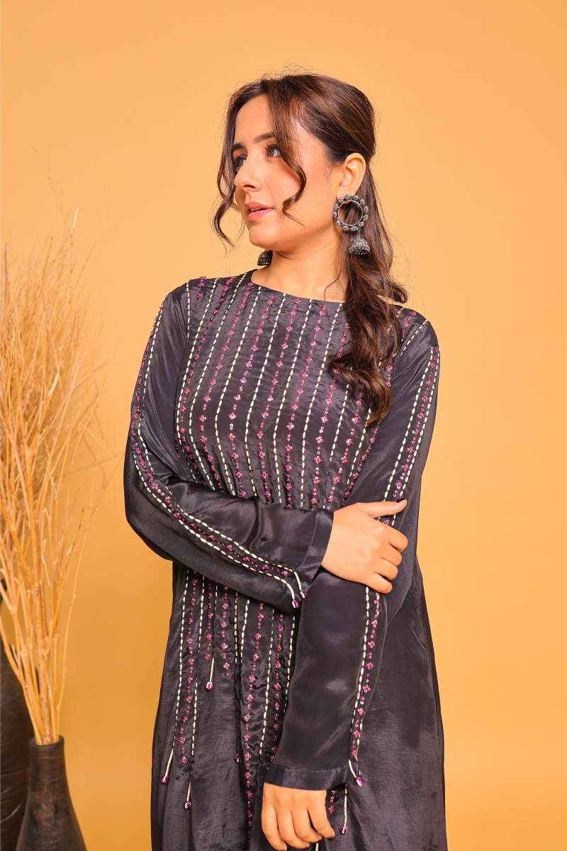 Grey Cord Set Features Beautiful