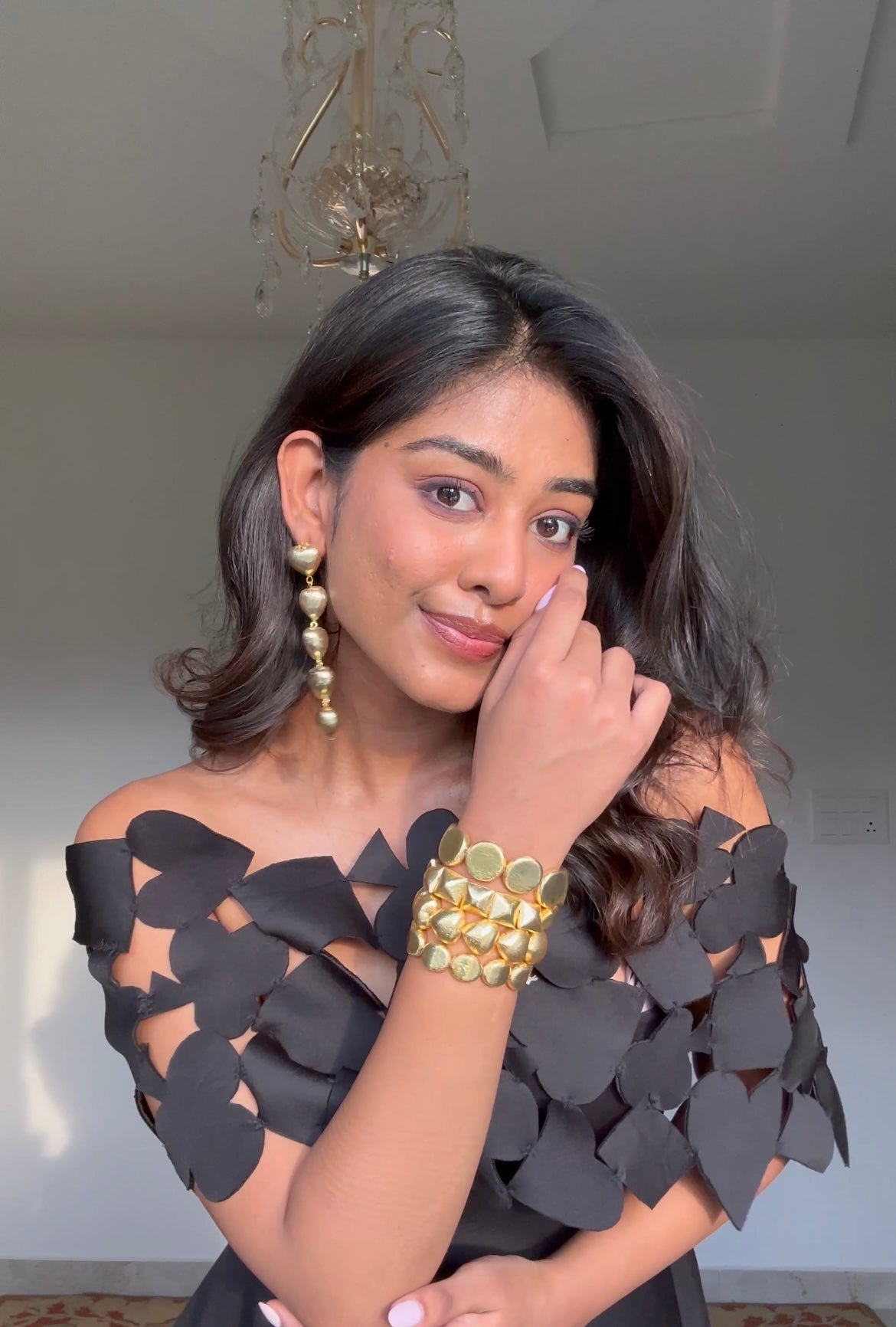 Mirage Sa Stack - 18k gold plated, Anti Tarnish (Set of 4)