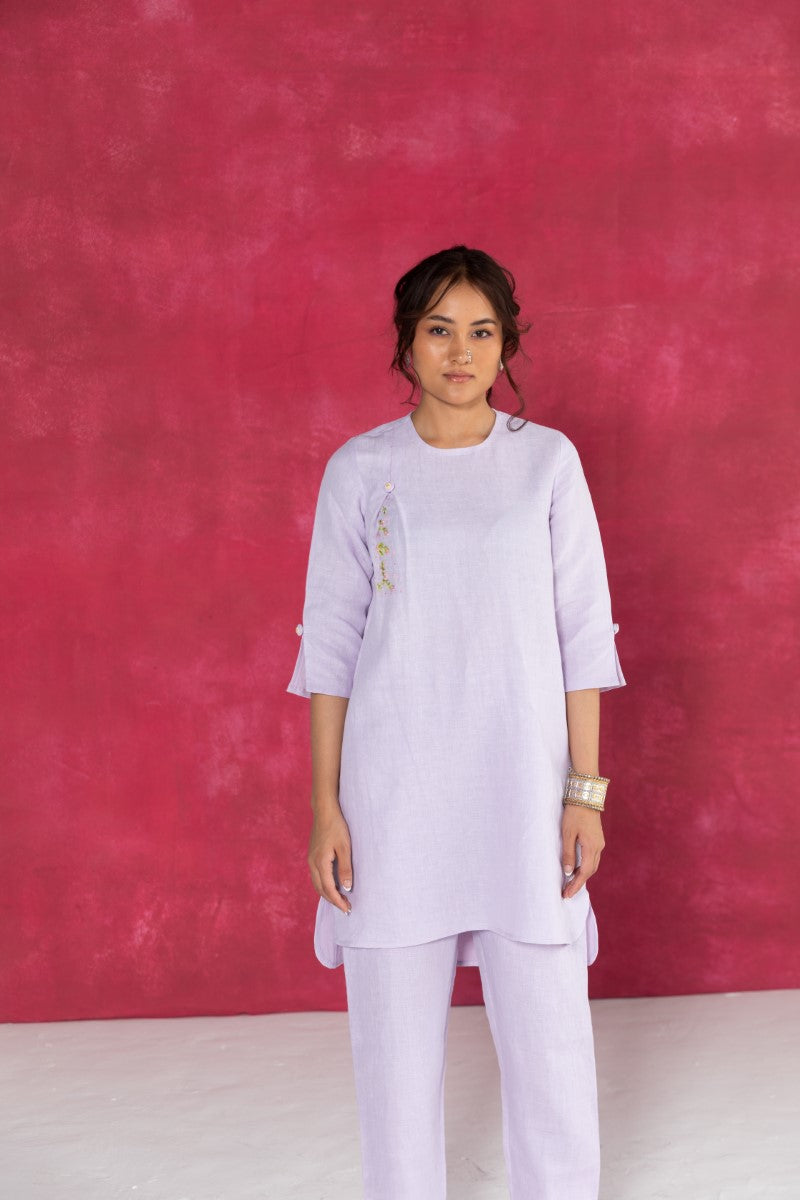 Lilac Linen Co-Ord Set