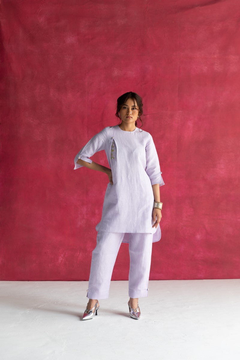 Lilac Linen Co-Ord Set