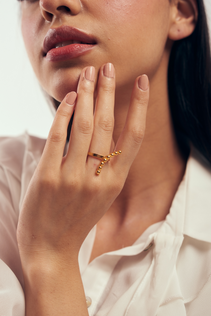 22kt Gold plated handcrafted ring