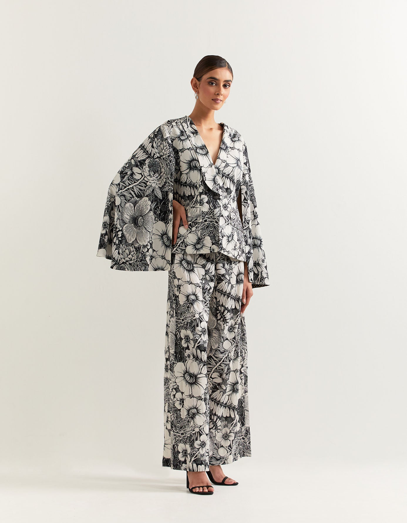 Cotton textured printed co-ord