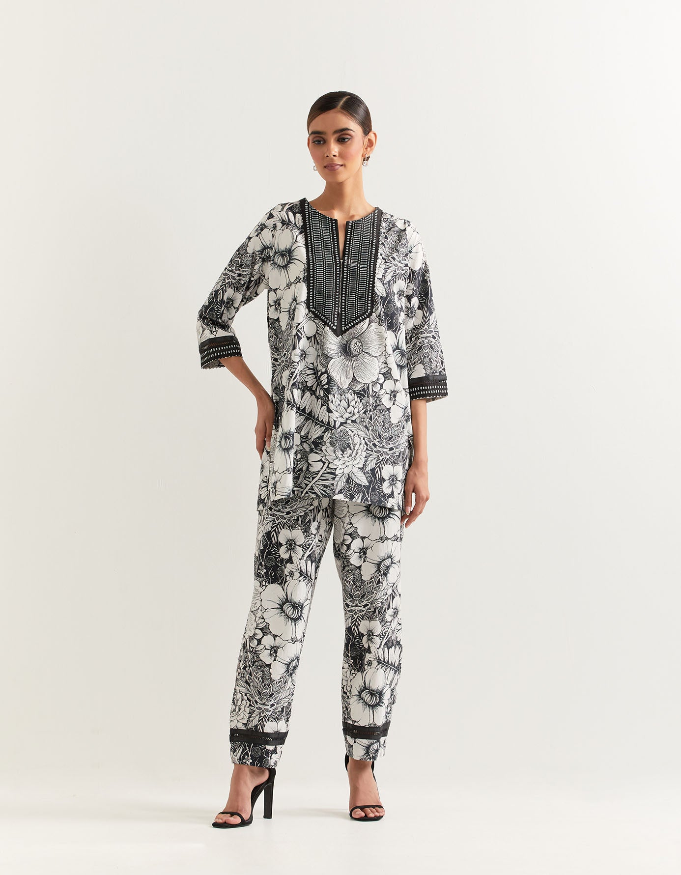 Cotton printed co-ord