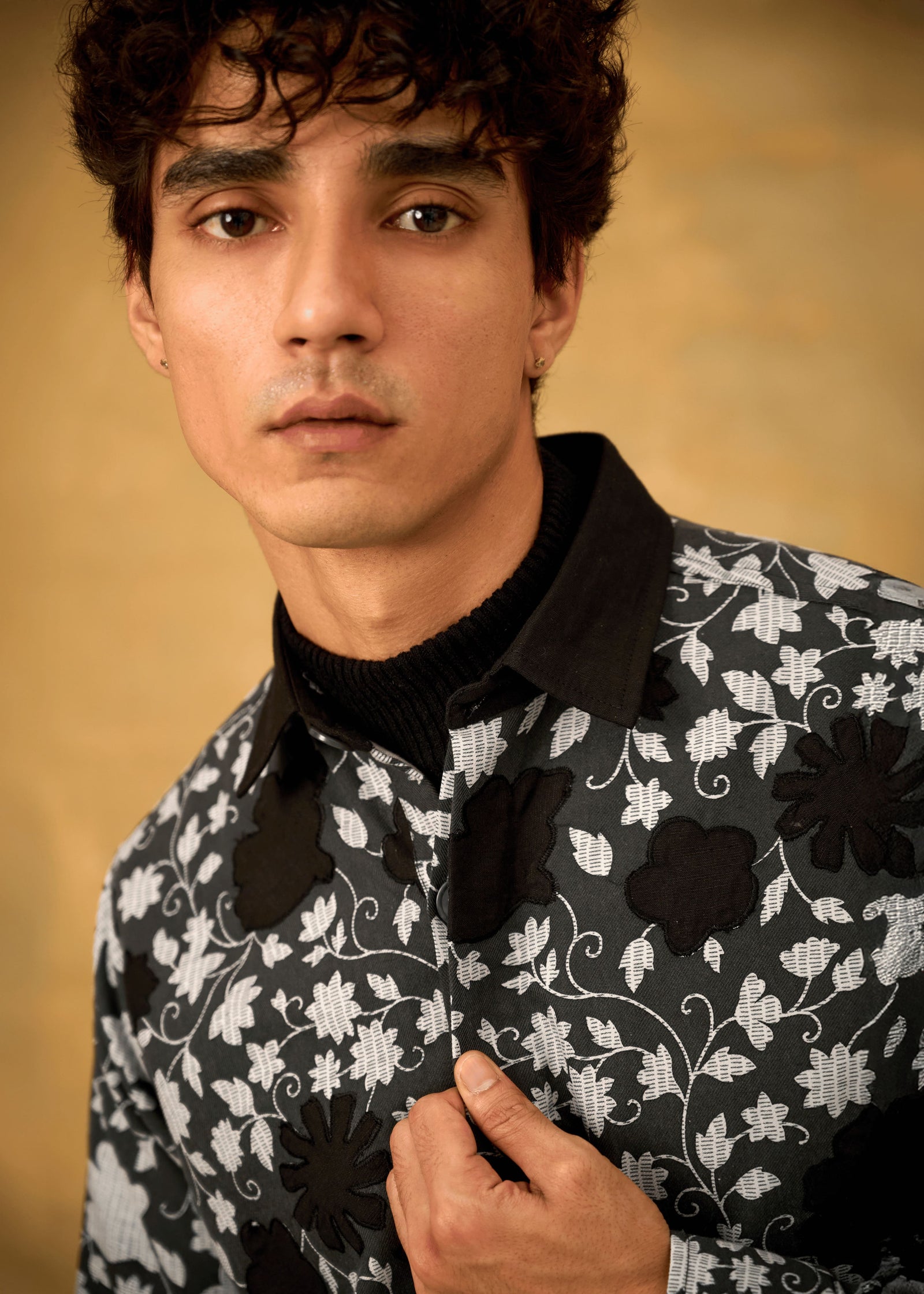 Midnight Petal Shacket