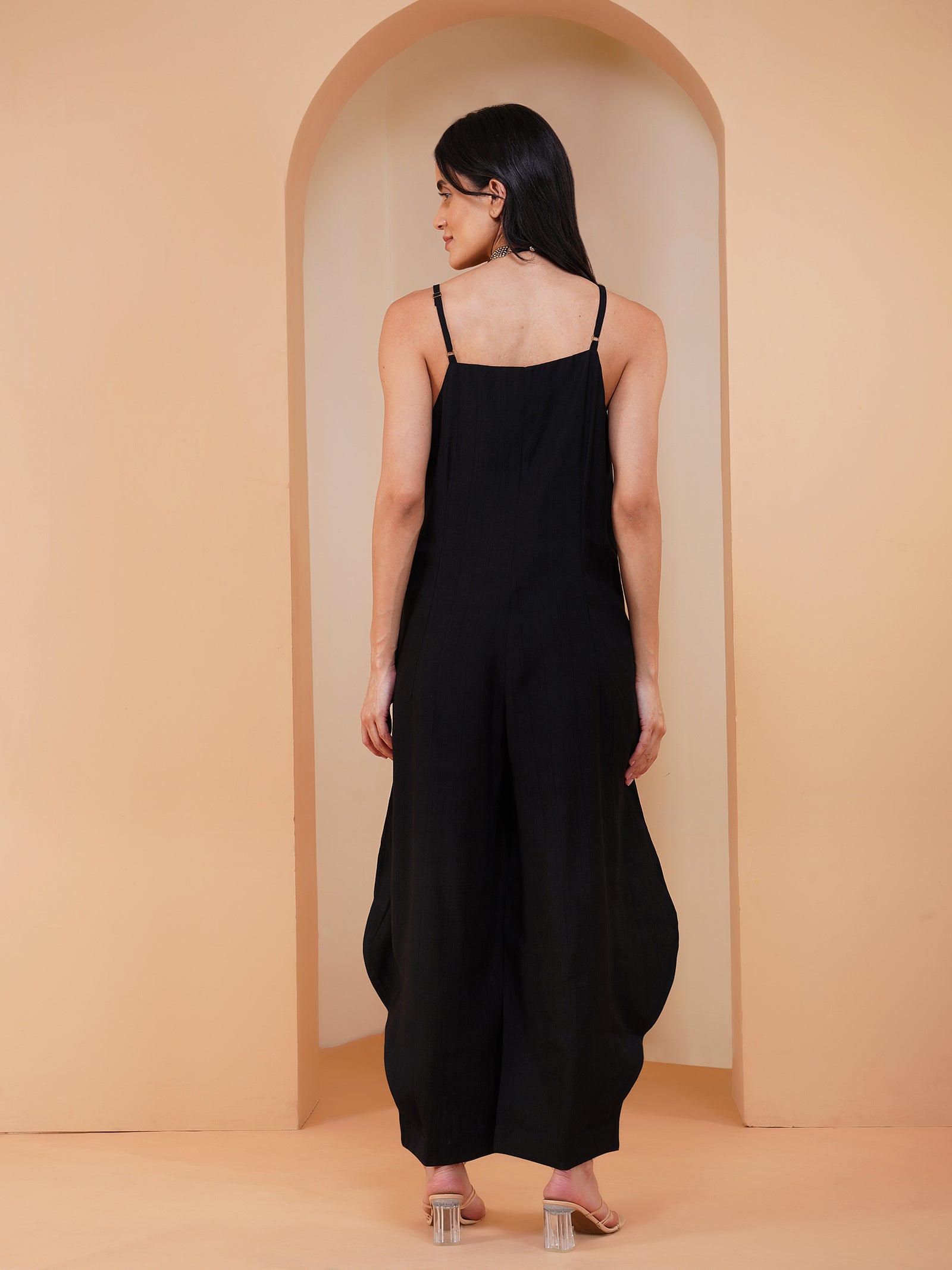 Urban Achkan Abstract Black