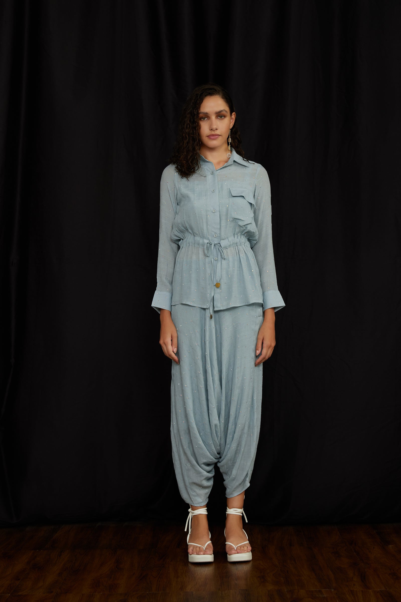 Drawstring Shirt Set ( ENT/1017 )