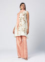Leena - Pastel Sleeveless Tunic & Pants + Stole