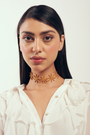 22kt gold plated handcrafted choker