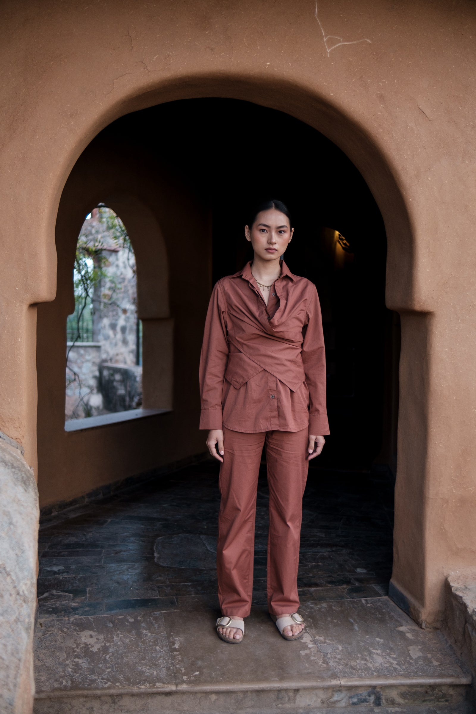 Sandra Straight Pants Solid