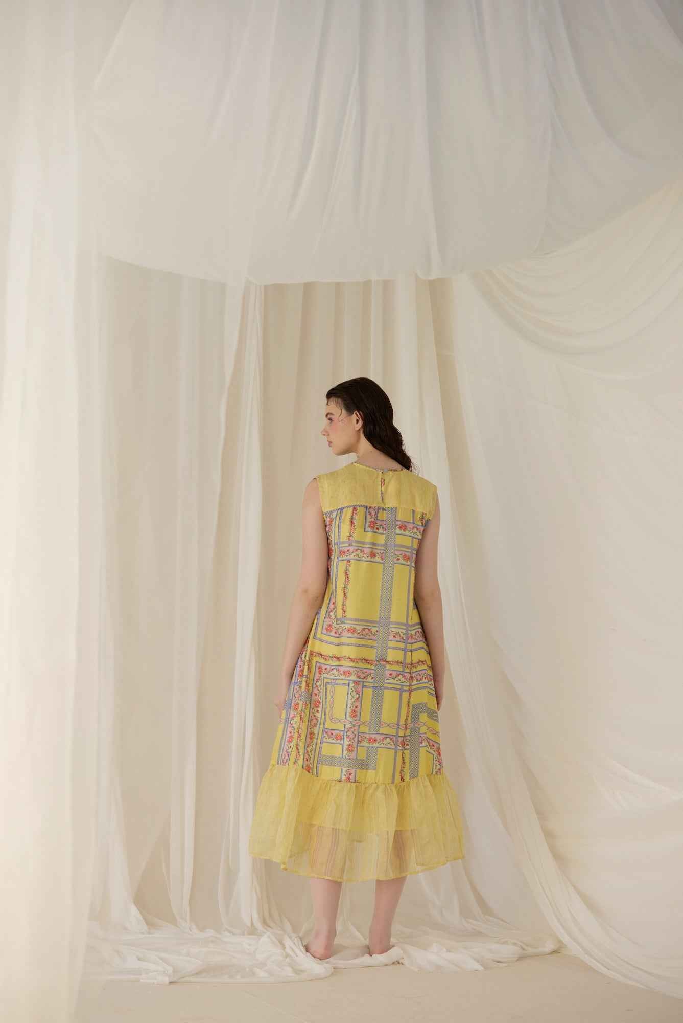 Citrine Gathered Dress