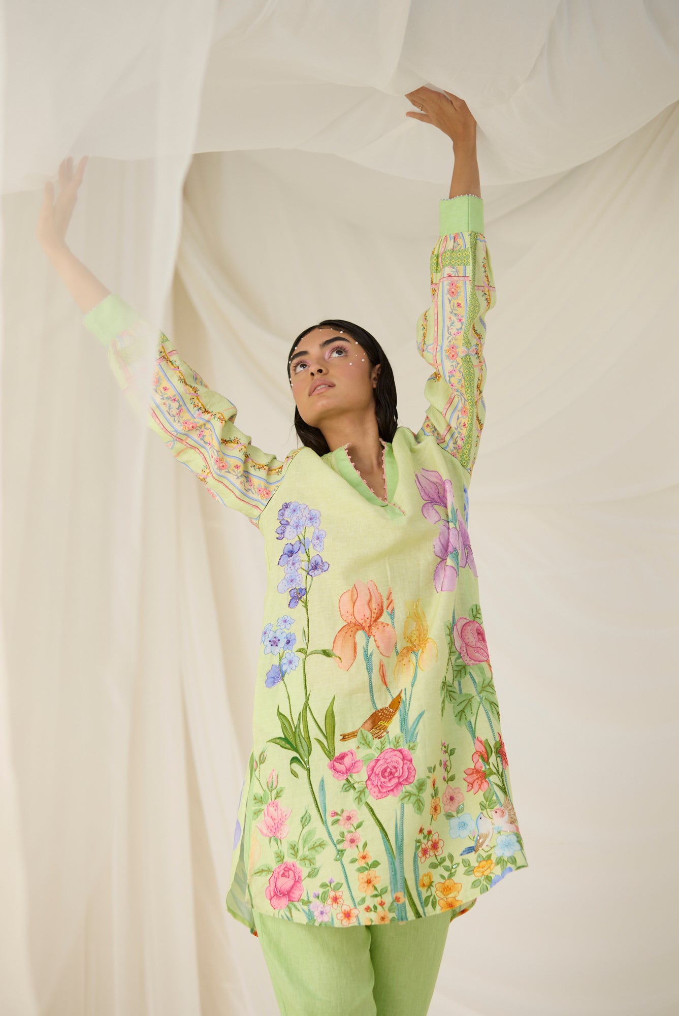 Fern Floral Tunic