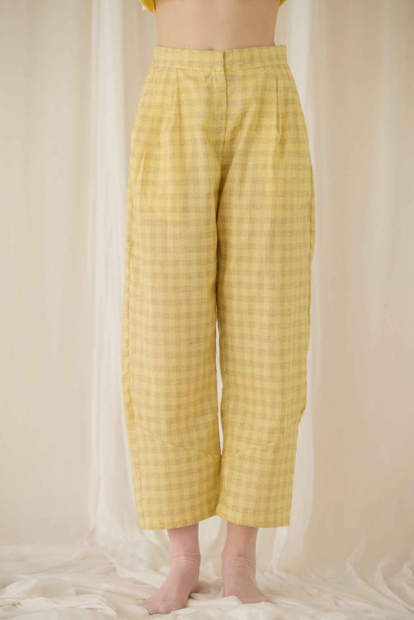 Citrine Checkered Pant