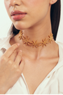 22kt gold plated handcrafted choker