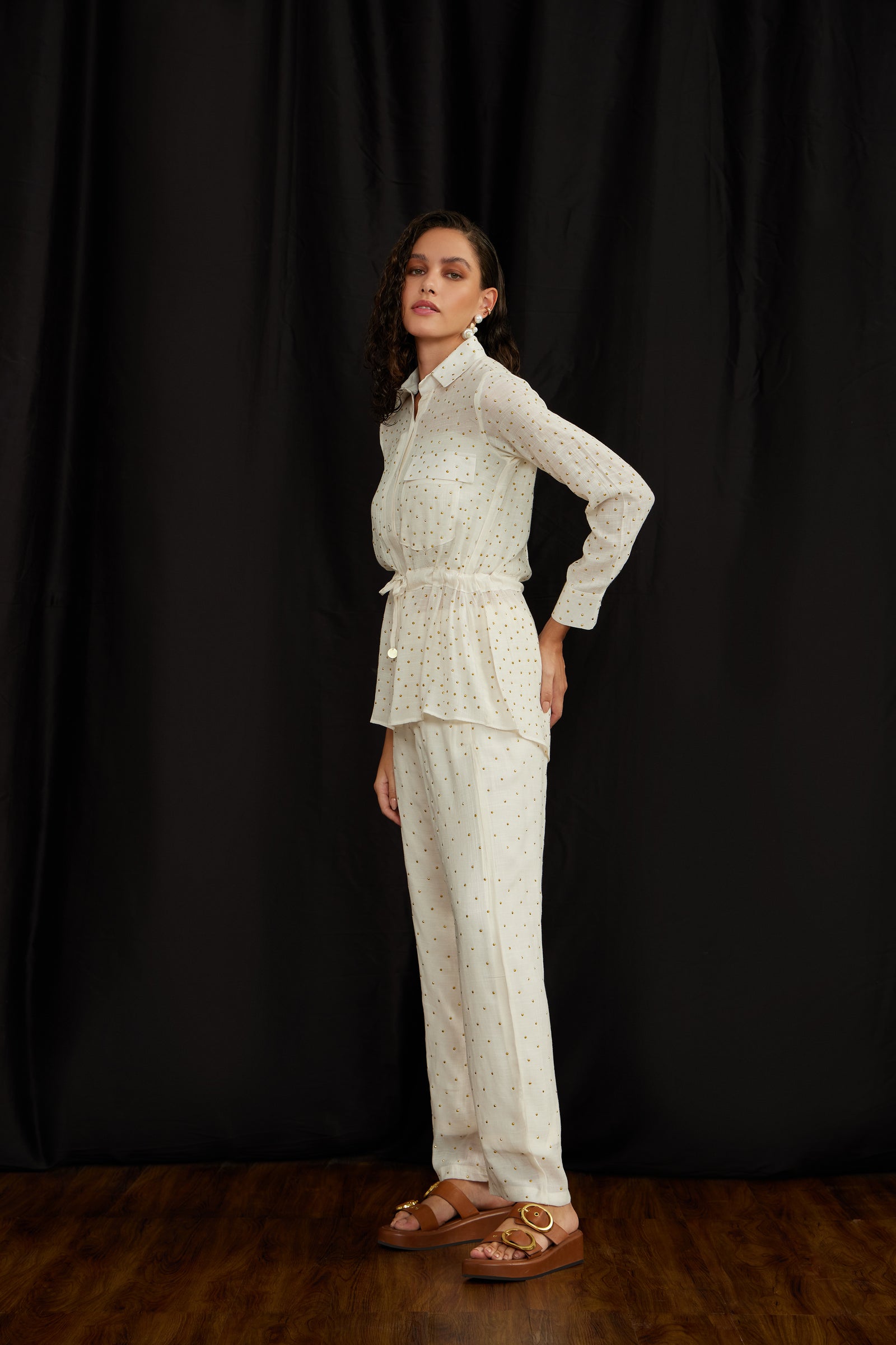 Drawstring Shirt Set ( ENT/1040€ )