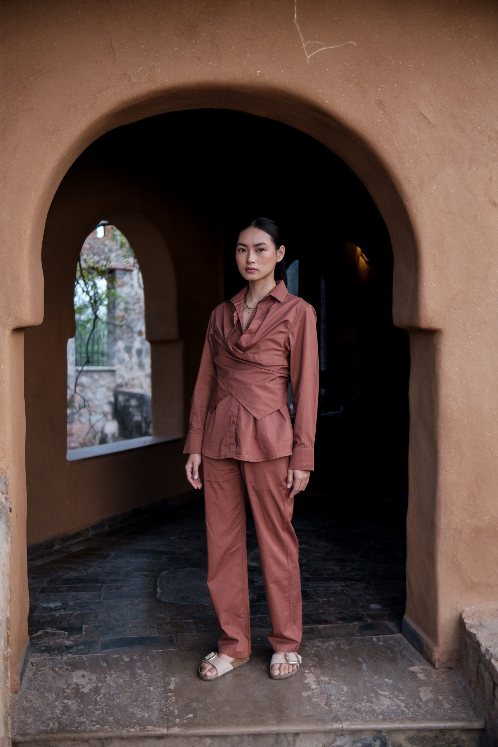 Sandra Straight Pants Solid