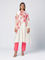 Eira - Coral Floral Tunic + Pant Set