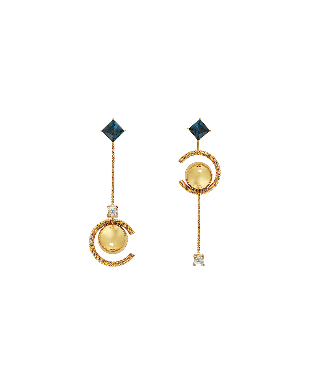 Abelia gemstone earrings