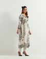 Saaya printed tunic with stretch cotton pants