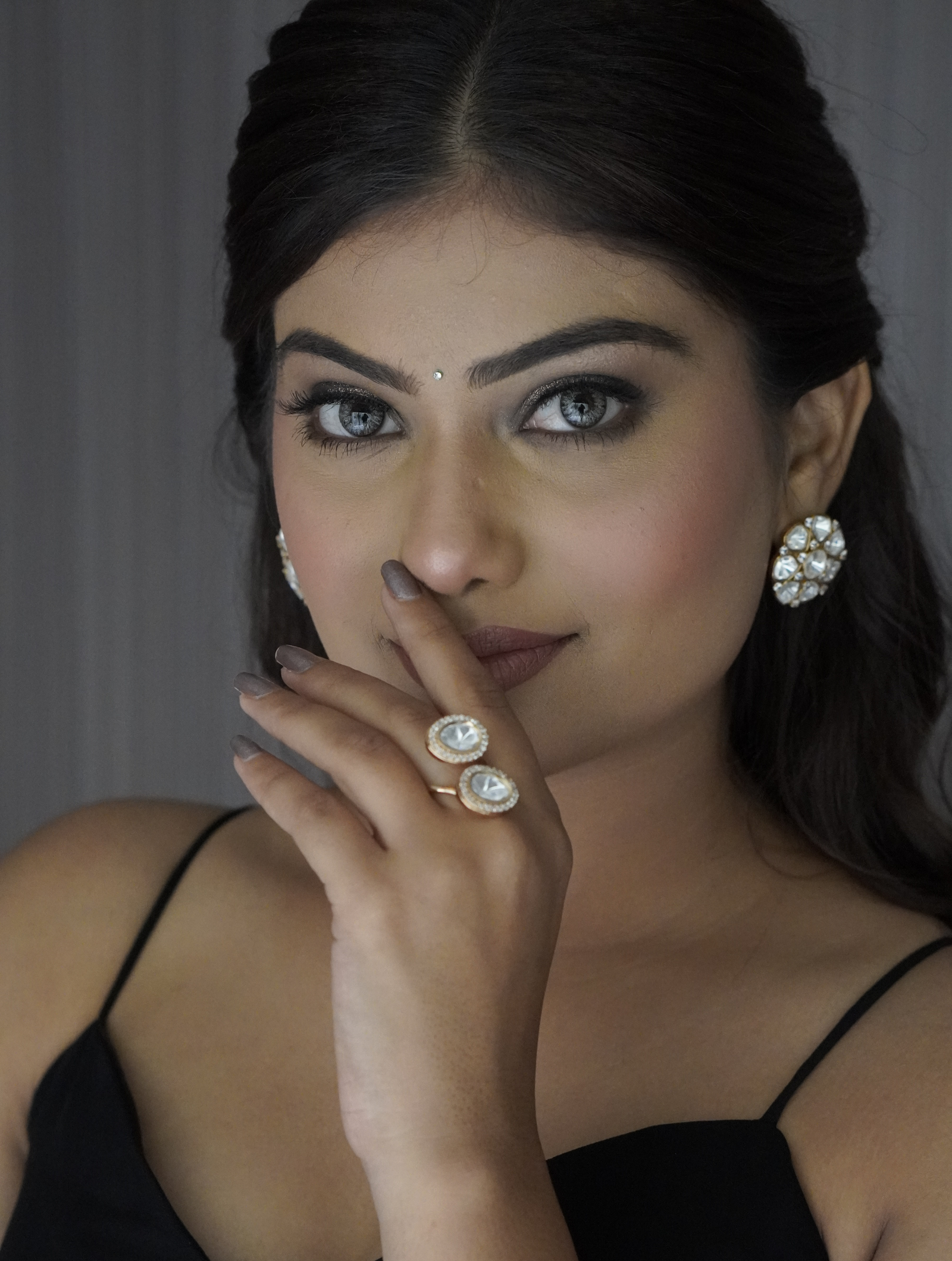 Moissanite Gold Color Fingerring