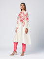 Eira - Coral Floral Tunic + Pant Set