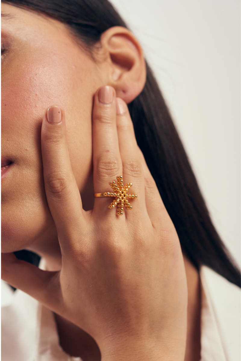 22kt Gold plated handcrafted ring