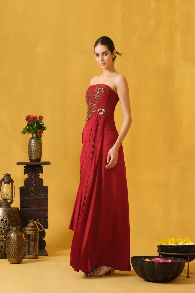 Embellished Corset Dress