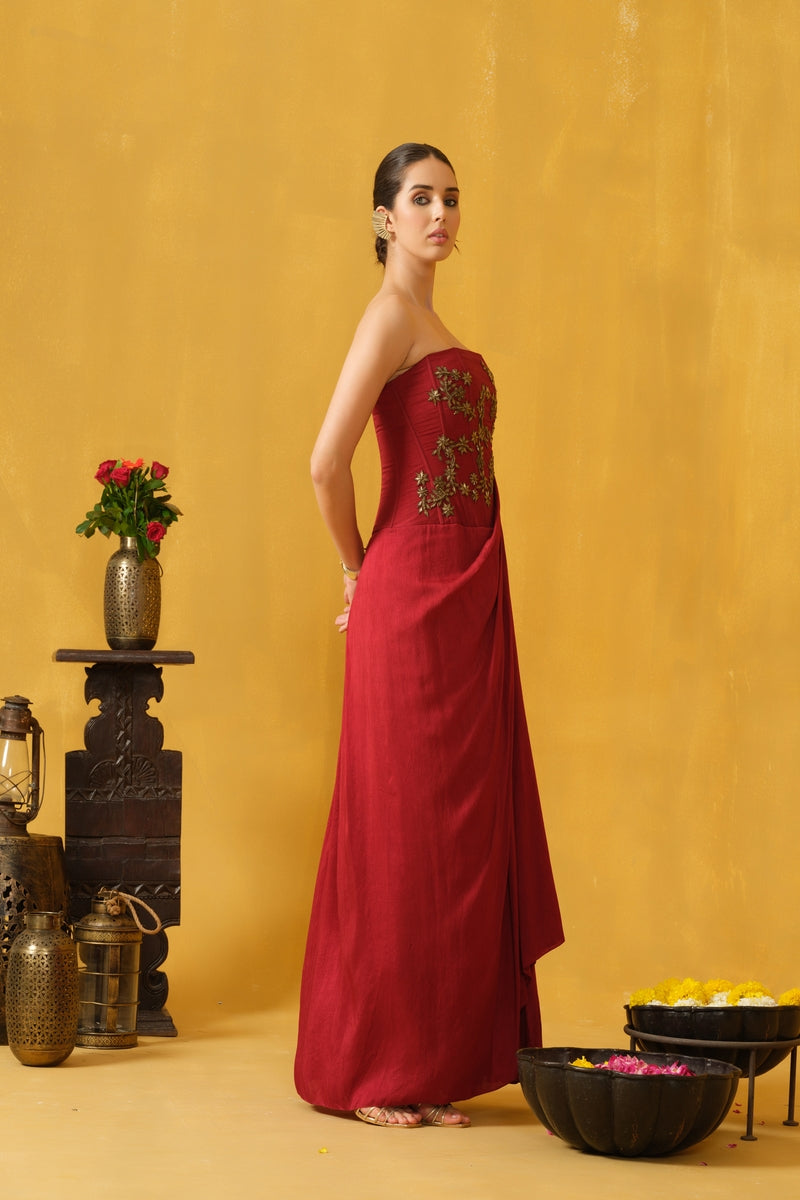 Embellished Corset Dress