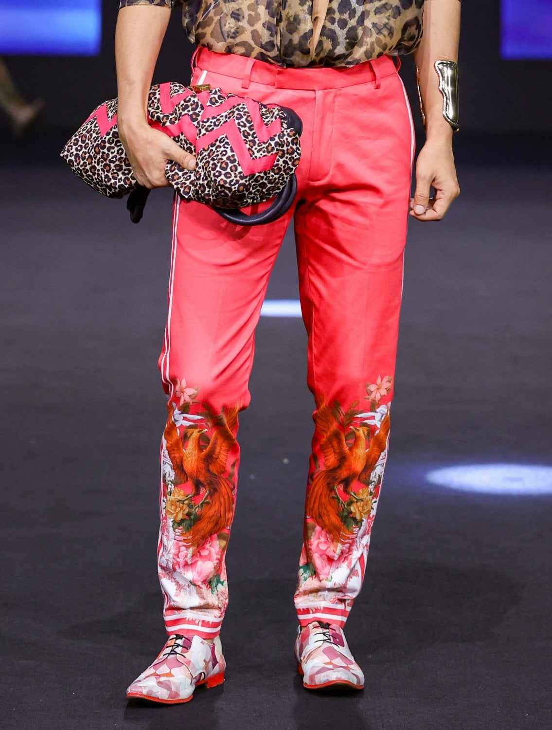 Henry Side Striper Printed Trousers