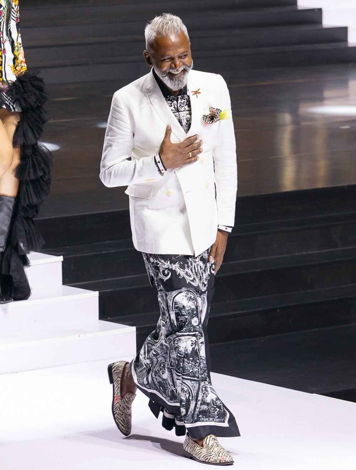 Baroque Pre-Pleated Sarong Dhoti