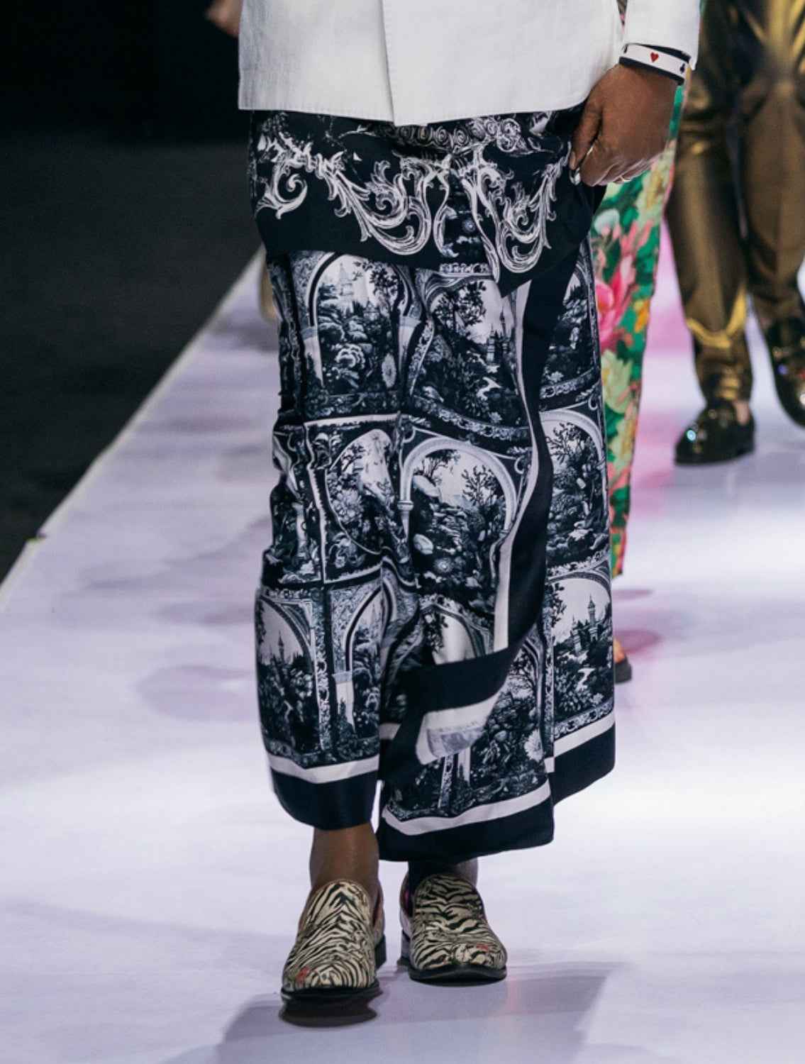 Baroque Pre-Pleated Sarong Dhoti