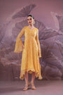 The sandesh dress in butter yellow