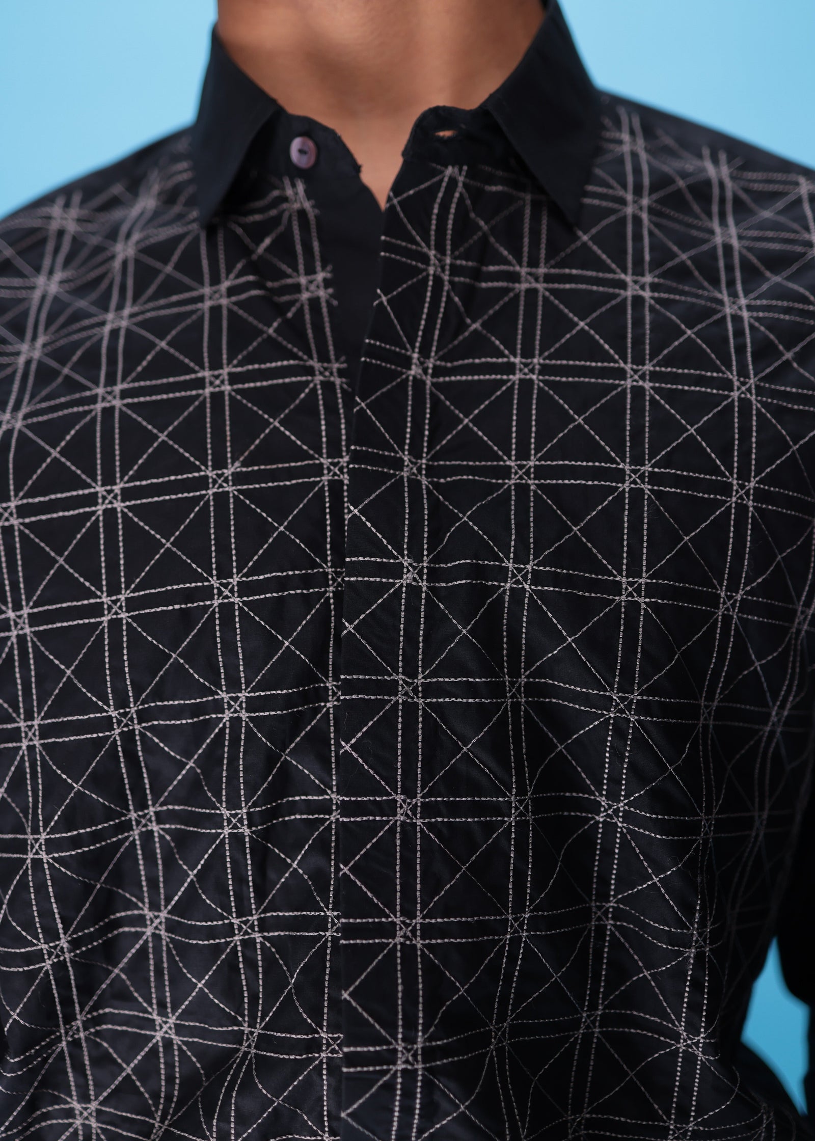 Charred Grid Shirt