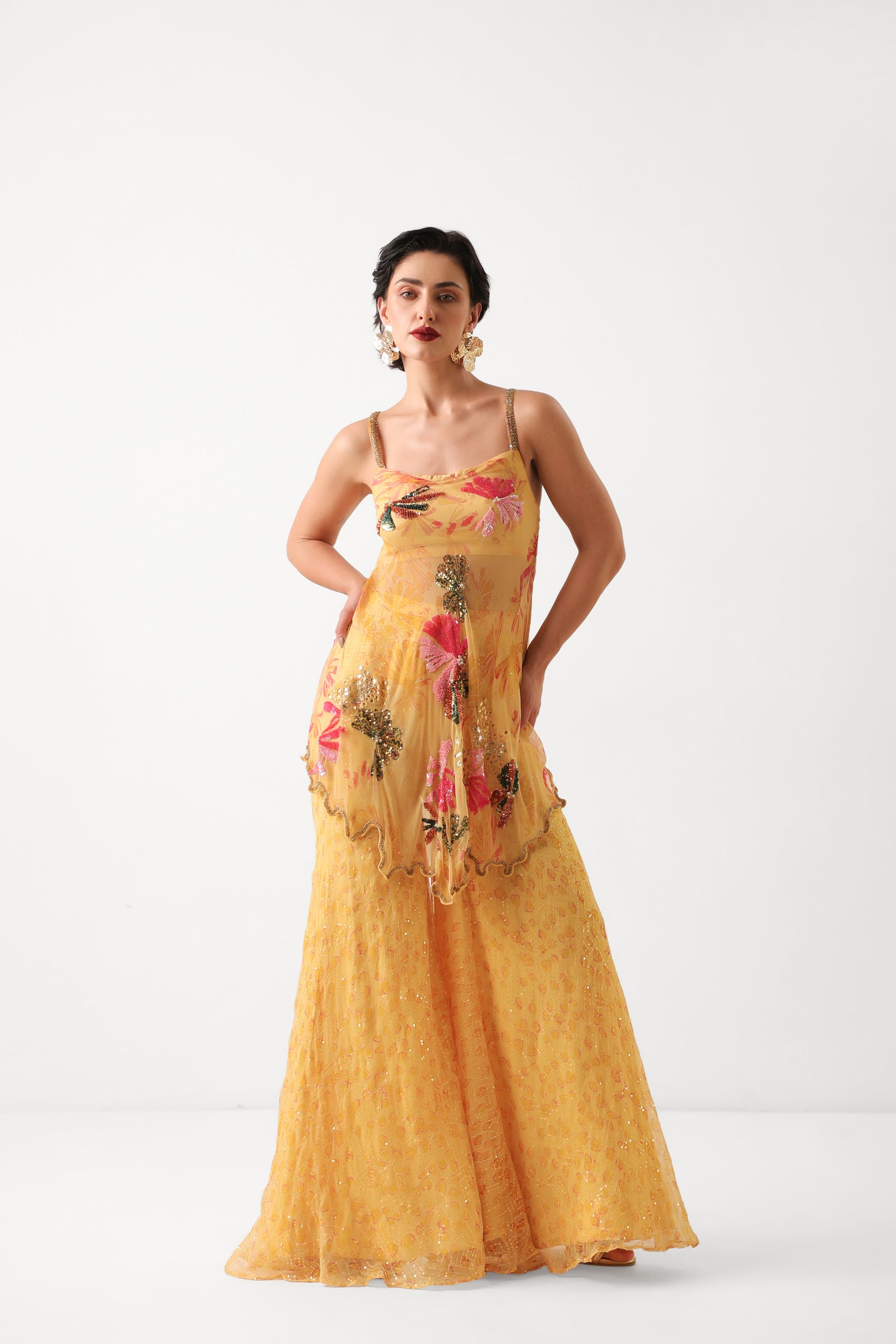 The Kal-katta Bageecha Sharara Set