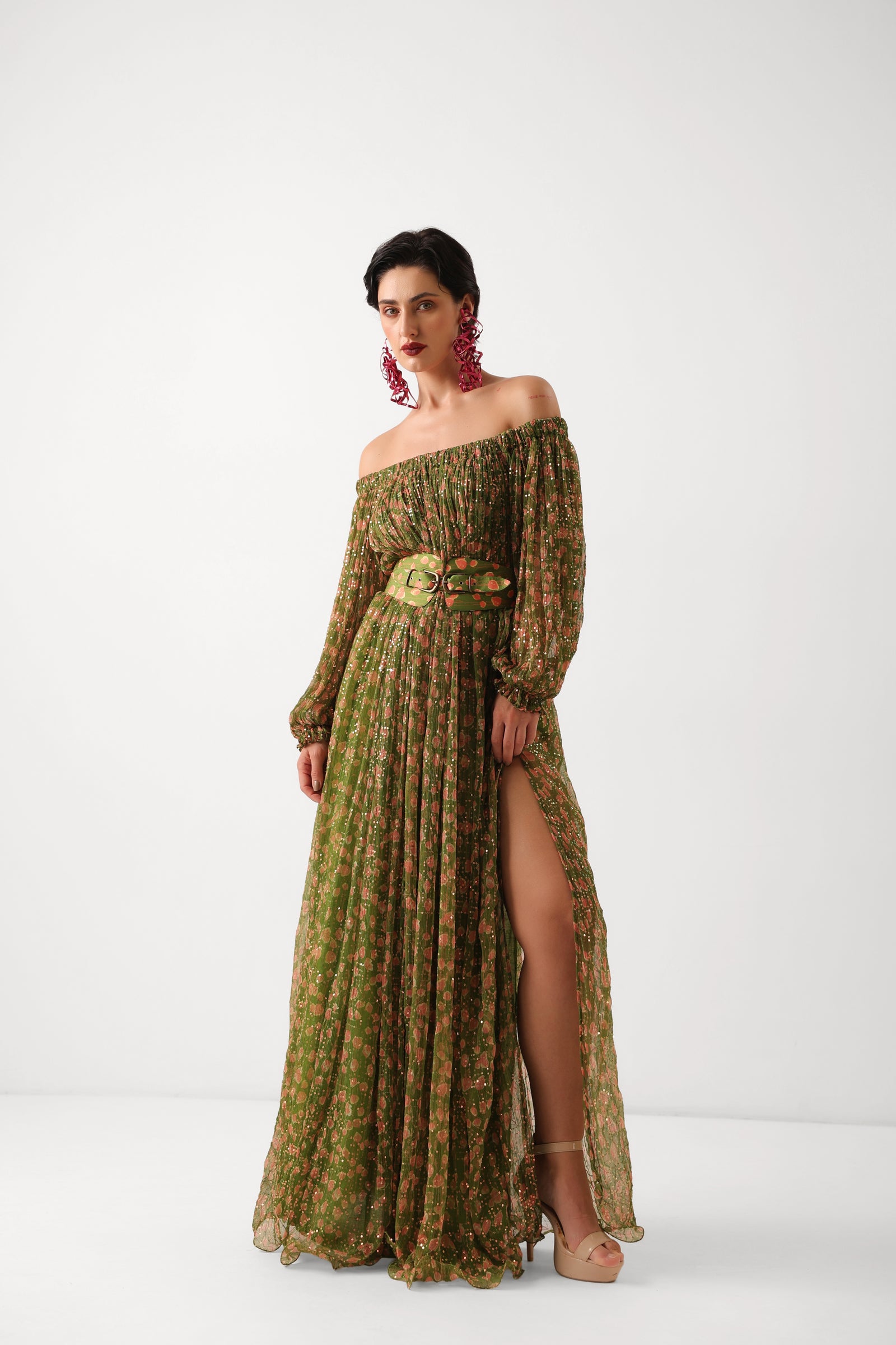 The Avacado Green Eden Garden Maxi