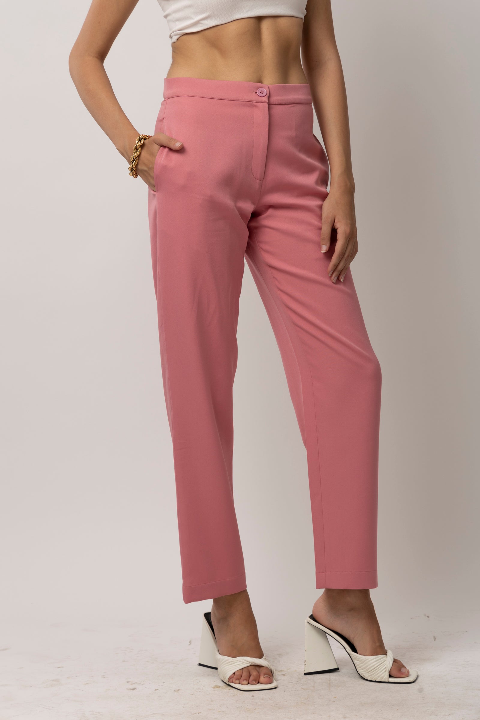 Peony Pink Pink Trouser