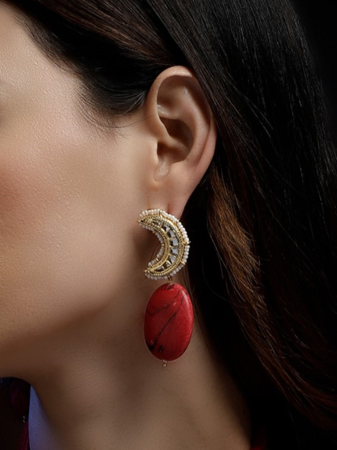 Anar-e-Naqsh Drop Earring