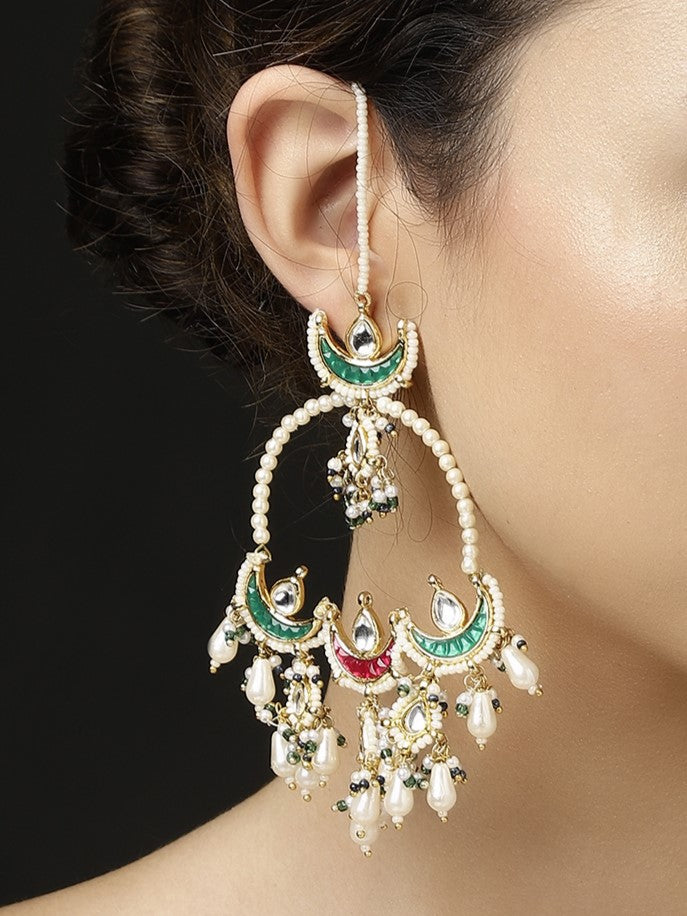 Shafaq-e-Laal Drop Earring