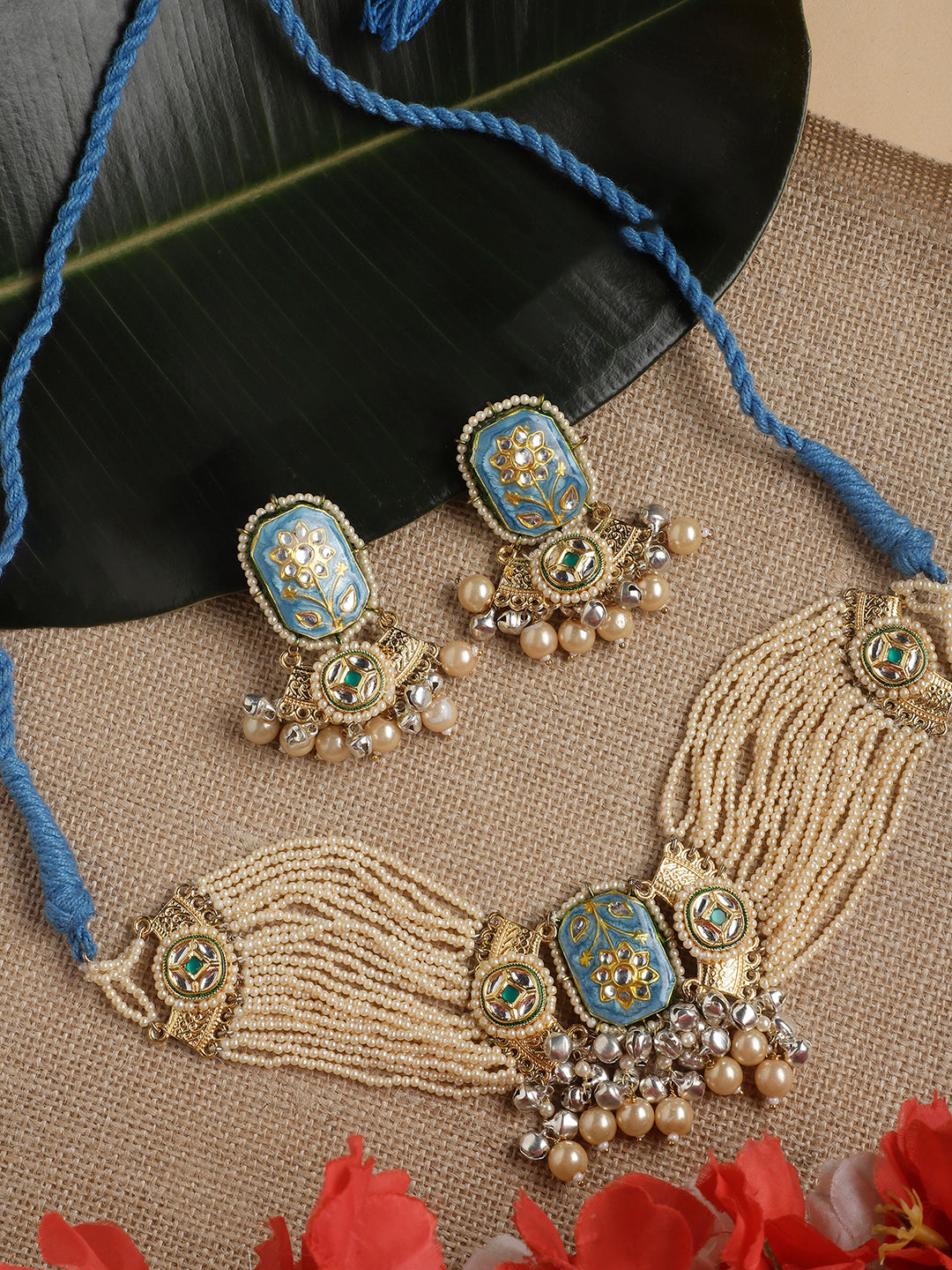 Asmani Grace Chokar with Earrings