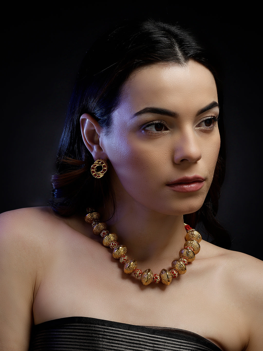 Laal-e-Jahan layered necklace