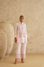 Pink Embellished Pocket
 Tunic Set