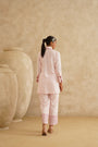 Pink Embellished Pocket
 Tunic Set