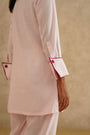 Pink Embellished Pocket
 Tunic Set