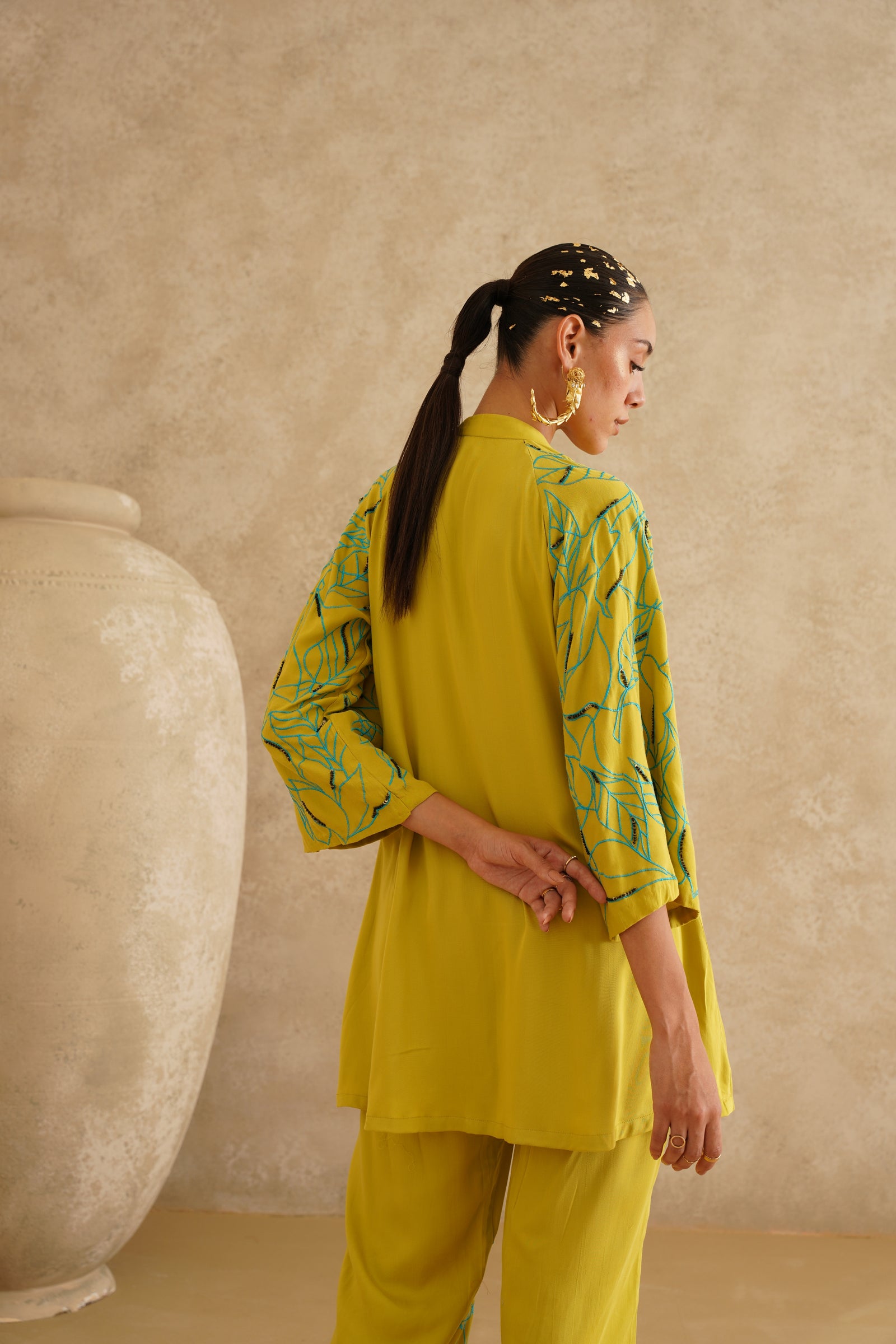 Lime Contrast Turquoise Set