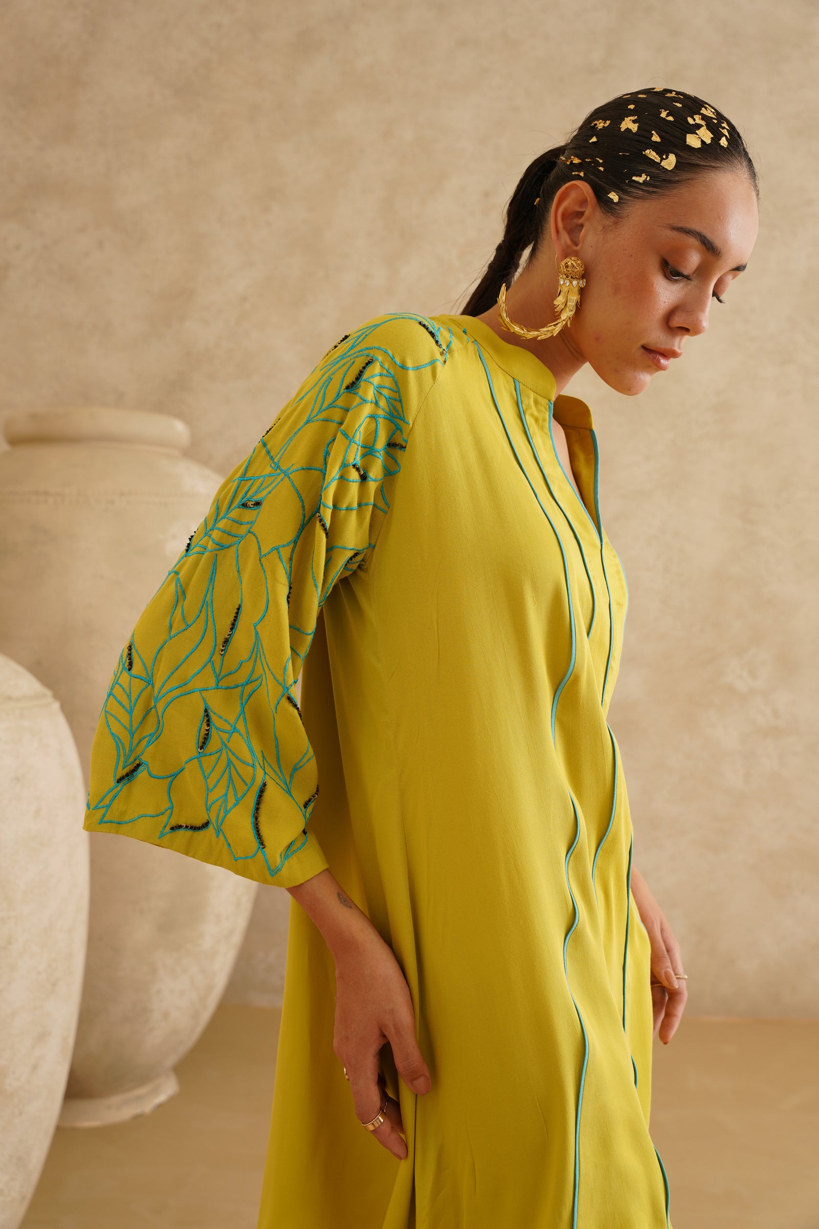 Lime Contrast Turquoise Set