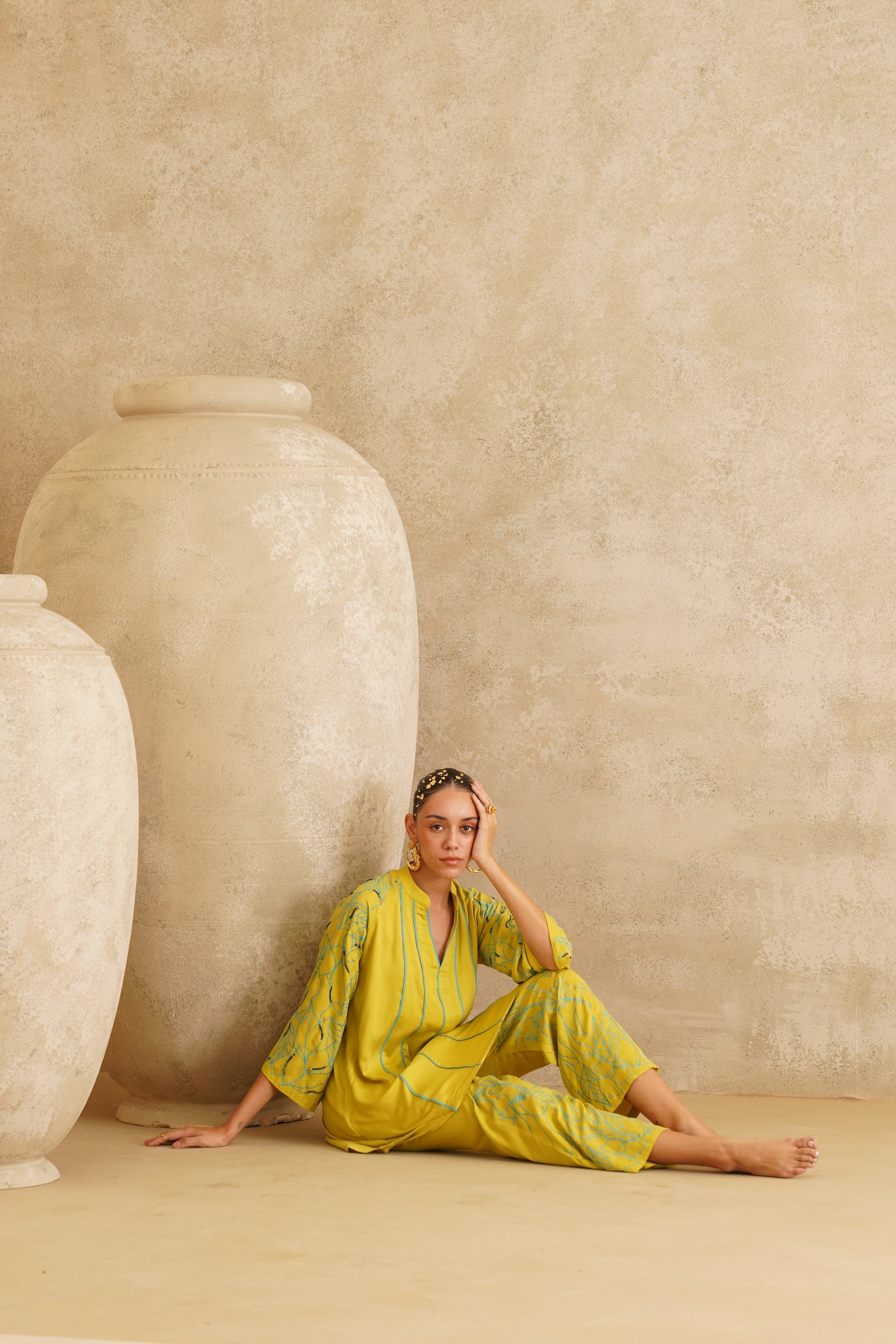 Lime Contrast Turquoise Set