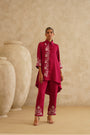 Raspberry Red Assymetric
Tunic Set