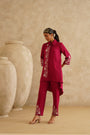 Raspberry Red Assymetric
Tunic Set