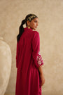 Raspberry Red Assymetric
Tunic Set