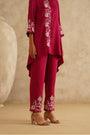 Raspberry Red Assymetric
Tunic Set