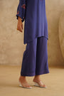 Navy Cutwork Sleeve 
Tunic Set